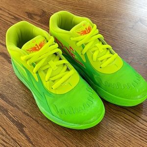 *NEW- NO BOX* Boys LaMelo Puma “MB.02 Slime” Basketball Shoes